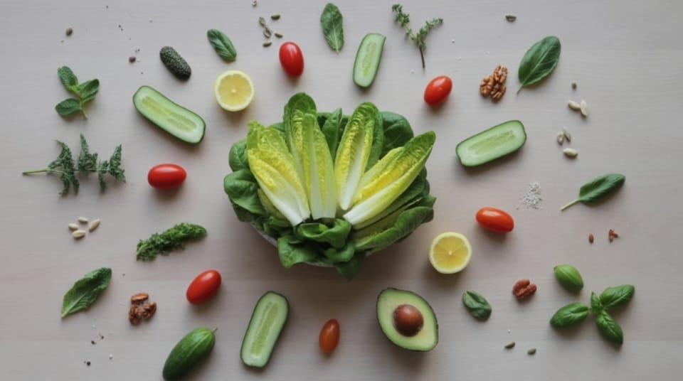 Salad without dressing